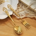 thumbnail image 2 of Warkul Creative Drinking Cake Spoon Forks - Set of 3 Vintage Style Stainless Steel Spoons, 2 of 8