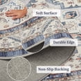 thumbnail image 4 of Floral Area Rug, Washable Non-Slip Low-Pile Rug for Living Room and Kitchen, 4 of 7