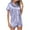 Purple, variant on FRSASU Plus size Pajamas Women's Homewear Short-Sleeve Tops Shorts Color Night Pajamas Suits White 10(XL)