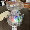 thumbnail image 1 of Second Gen Shockproof Liquor Divider Set with 6 Cups - Luminous Transparent Design for White/Red Wine & Cocktails, Durable Party Drinkware for Multi-Guest Serving, Minimalist Style Bar Accessory, 1 of 6