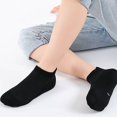 thumbnail image 4 of brown 10 pares de calcetines finos de malla para bebés y niños, calcetines tobilleros de algodón para niños pequeños, 4 of 5