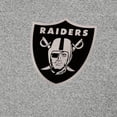 thumbnail image 2 of Men's Antigua  Heather Gray Las Vegas Raiders Subtle Quarter-Zip Top, 2 of 2