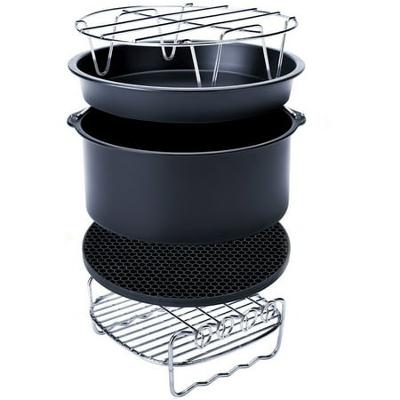

Hi.FANCY 7inches air fryer accessories Home kitchen cooking tools Barbecue grill Baking pan Air fryer accessories