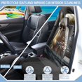 thumbnail image 3 of KUIFORTI Capybara Print Waterproof Car Seat Towel Front Seat Cover, Non-Slip Washable Car Seat Protector for Gym Workout Swimming Beach Use, Fit for Cars SUVs Trucks, 3 of 7