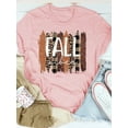 thumbnail image 2 of Anbech It's Fall Yall Women Shirt Halloween Casual Tshirts Pumpkin Letter Graphic Short Sleeve Tops, 2 of 3