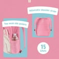 thumbnail image 3 of Firefly! Outdoor Gear Izzie the Llama Kid's Backpack - Pink & Cream, Unisex (15 Liter), 3 of 14