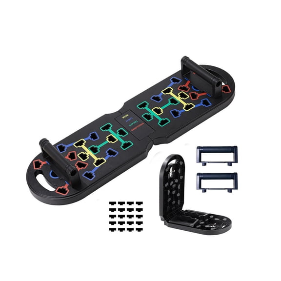 BallsFHK Multifunctional Push-up Board Foldable For Home Fitness Workouts