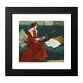 thumbnail image 2 of Paul Fischer 22x20 Black Modern Framed Museum Art Print Titled - Artist Gerda Holm (1903), 2 of 5