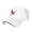 White, variant on Montclair State University Logo Sandwich Cap Unisex Classic Baseball Capunisex Adjustable Casquette Dad Hat