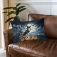thumbnail image 3 of Happy Halloween Shih Tzu Witch Pumpkins Bats Quilt Pillowcase Lion Dog Lover Gifts Throw Pillow Cover Bed Home Decor - 13012, 3 of 5