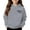 Grey, variant on Gir Hoodie Valentine Sweatshirt Long Sleeve Casual Heart Sweatshirts Crew Neck Pullover Sweatshirt 8-9 Years Girl Clothes