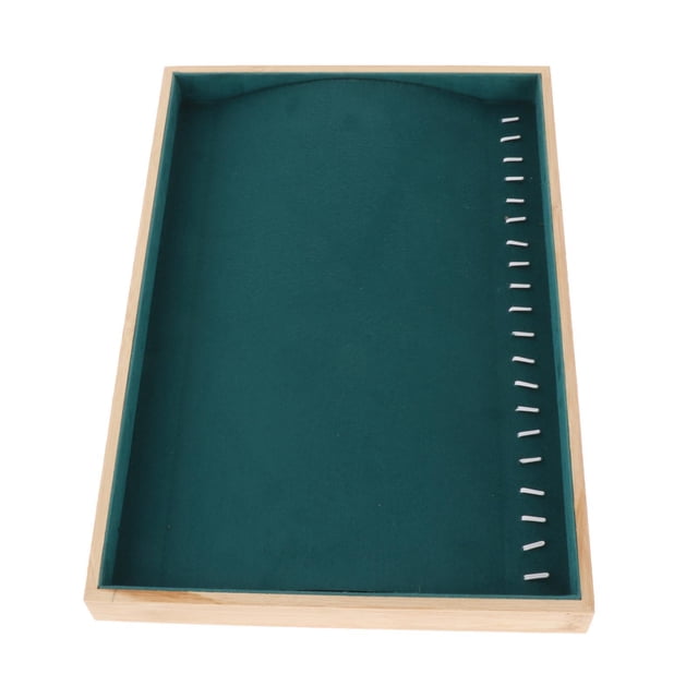 Tray, Jewelry Container Bamboo Wood Storage Case Organizer Box for Bracelet Drawers Show