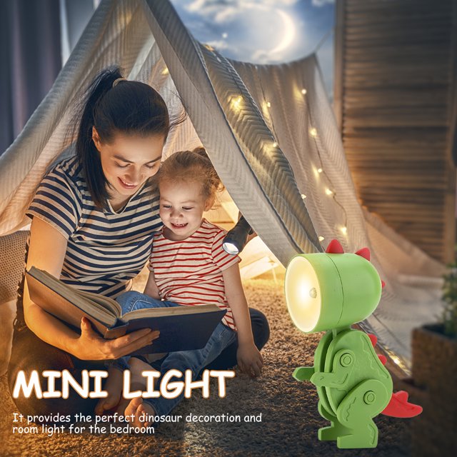 Lámpara 1/6pcs Ins Toy Night Lamps Forma de dinosaurio multifuncional para cumpleaños de Navidad