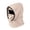 Khaki, variant on Skiing Headgear Outdoor Winter Warm Hat 3-in-1 Integrated Thermal Hood Scarf Face Guard Sports Running Hat