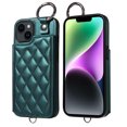 thumbnail image 1 of iPhone 14 Case ,Card Slots Leather Wrist Strap Phone Cover for iPhone 14, 1 of 5