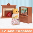 thumbnail image 4 of Dollhouse Furniture Set for Kids Toys Miniature Doll House Accessories Pretend Play Toys for Boys Girls & Toddlers Age 3+ with Living Room, 4 of 5