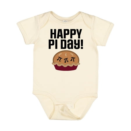 

Inktastic Happy Pi Day Math Holiday Gift Baby Boy or Baby Girl Bodysuit