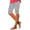Grey, variant on Womens Capri Leggings High Waisted Hollow Yoga Quarter Pants Lightweight And Comfortable Quarter Cropped Pants For Women
