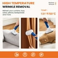 thumbnail image 5 of Standing Garment Steamer for Clothes,1500W Professional Wrinkle Remover Heats in 45 Seconds,Full-Size,1.7L Water Tank, 5 of 9
