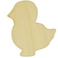 thumbnail image 1 of Package of 1, Medium 6. 5" X 8" 1/4" Baltic Birch Plywood Chick Wood Cutout For Art & Craft Project, Made in USA, 1 of 1