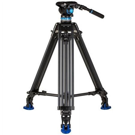 UPC: 6931747313075 | A573T 3-Section Dual-Tube Aluminum Video Tripod with S6PRO Video Head