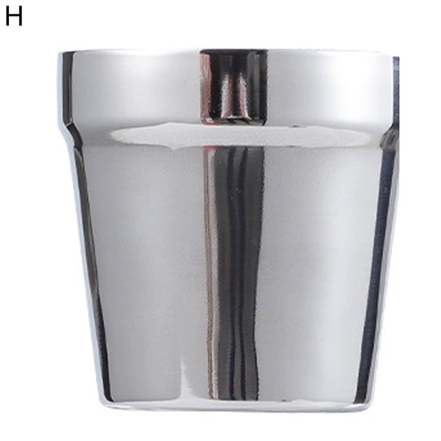 ENJOYW 175ML Tasse à Eau Résistant à la Chaleur Minimaliste en Acier Inoxydable Double Couche Conception Tasse à Boire Fournitures Ménagères Tasse à Eau