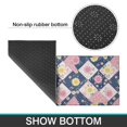 thumbnail image 6 of Pioneer Flower Floral Print Pattern Kitchen Rugs Sets Of 2, Anti Fatigue Non Slip Washable Floor Mats for Kitchen Sink Laundry, 17X30 Inch + 17X47 Inch, 6 of 6