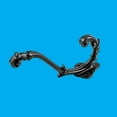 thumbnail image 2 of Renovators Supply Black Wrought Iron Double Hook Antique 6 in. L Wall Mount Vintage Double Hooks for Coat, Robe or Hat Hanger Rust Resistant Hooks w/Hardware, 2 of 8