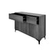 thumbnail image 2 of Credenza Bufetera Moderna Aparador Multiusos Minimalista, Mueble Organizador con Puertas y Amplio Almacenamiento., 2 of 5