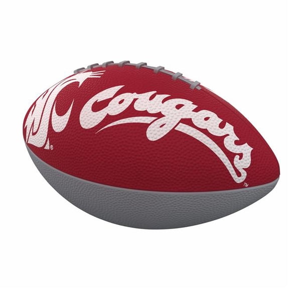 Logo Brands 238-93JR-1 WA State Combo Logo Junior-Size Rubber Football
