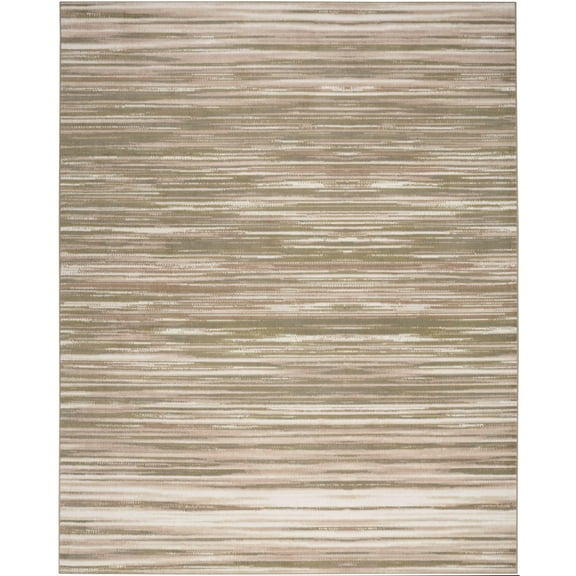 Nourison Jubilant 8' x 10' Green Ivory Modern Indoor Rug