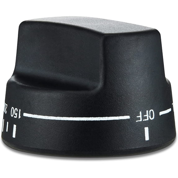 Whole Parts VGR Bake/Broil Replacement Knob (Black) Part # PB010254 - Replacement & Compatible with Some Viking Ovens