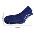 thumbnail image 2 of 3 Pairs Sport Socks Anti Slip W/Grip Soccer Boy Football Basketball Sock Premium, 2 of 17