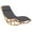 Anthracite, variant on vidaXL Patio Lounge Chair Rocking Sunlounger with Cushion Sunbed Solid Teak