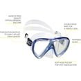 thumbnail image 2 of Cressi Adult Snorkeling Kit, Combo Mask & Dry Snorkel Ikarus Orion, Cobalt, 2 of 7