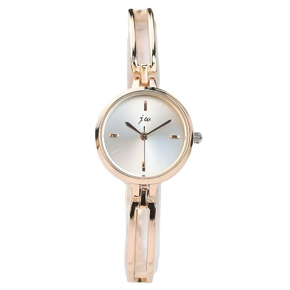 DESIGNICE Women Wrist Quartz Bangle Watch Round Small Dial Easy Read Simple Classic Vintage Adjustable Stainless Steel Strap Gold