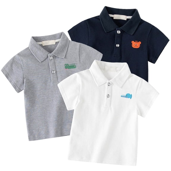 MuXiKeJi Clothes Boys Polo Shirts Size 6 Button Down Shirt Gradient Shirt Short Sleeve Pocket Shirts Trendy Beach Shirt Tees Shirts for Youth Boys Girls
