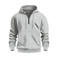 thumbnail image 2 of Leesechin Men's 1/4 Zip Pullover Drawstring Hoodies Casual Long Sleeve Sweatshirts With Pocket, 2 of 3