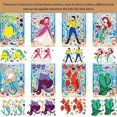 thumbnail image 2 of 24PCS Ariel Stickers for Kids Make Your Own Princess, Girls Make a Face Stickers, Classroom Rewards, Art Craft Party Supplies, 2 of 3