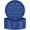Navyblue, variant on HFHOME Coasters for Drinks 6 Pack Silicone Coasters Set with Holder, Drink Coaster for Coffee Table, Bar Coasters for Home Decor Tabletop Protection Gift - Navyblue