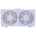 thumbnail image 2 of Foshan Bailijian Technology 234592 9 in. 2Speed Twin Window Fan, White, 2 of 2