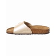 thumbnail image 2 of Birkenstock Catalina Cushion Buckle Narrow Birko-Flor Sandal, 41, White, 2 of 5