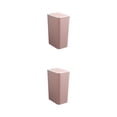 thumbnail image 4 of Kearding One Click Open Can Garbage With Kitchen Counter Under Large Garbage Can Large With And Capacity Lid Wide Kitchen Rosa claro nórdico 2piezas, 4 of 6
