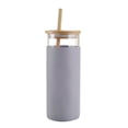 thumbnail image 2 of Silicona Alta Paja De Vidrio De Borosilicato Botella De Vidrio De Una Sola Capa 600Ml Taza De Té Con Tapa De Bambú Manga De Aislamiento De Paja Para Oficina Hogar 1Pcs Manga Yuarrent HA026595-07, 2 of 6
