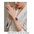 thumbnail image 5 of Stylish Bands Compatible with Apple Watch Band 38mm 40mm 41mm 42mm 44mm 45mm 49mm Iwatch SE Series 8/7/6/5/4/3/2/1 Women Dressy Jewelry Stainless Steel Accessories Wristband Strap, Copper, 5 of 9