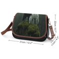 thumbnail image 2 of Two Wolves In Misty Forest Vintage Crossbody Bag For Women Medium Leather Hobo Bags Shoulder Bag Classic City Leather Satchels, 2 of 8