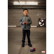 Jada Spider-Man Buggy RC with Non-Removable Spider-Man Figure – 7, Turbo Button, Full-Function Remote Control, Ages 6+, Red/Blue