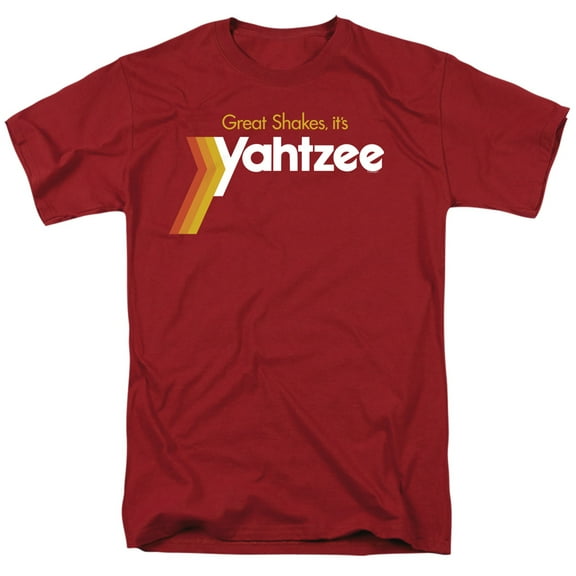 Yahtzee Great Shakes S/S Adult 18/1 T-Shirt Cardinal
