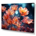 thumbnail image 2 of Designart "Modern Blooming Of Colorful Hibiscus IV" Tulips Canvas Art Print, 2 of 7