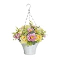thumbnail image 1 of GUOOL Artificial Hanging Flowers in Basket Chain Flower Pot for Garden Spring Lawn F, 1 of 9
